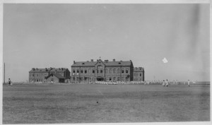 View of a dormitory at Kazachi Post orphanage, one of the three orphanages housed in the former Russian army bases near Alexandropol (now Gyumri), Armenia. The dormitories, which were converted army barracks, housed anywhere from 250 to 1,000 children.
